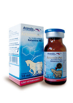Ketamin Pet Frasco con 10 ml PRODUCTO CONTROLADO VENTA SÓLO EN FARMACIA CON RECETA MEDICA CUANTIFICADA
